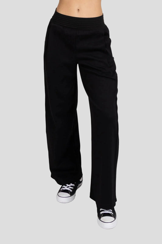 FEDERATION PLACES PANT - BLACK - THE VOGUE STORE