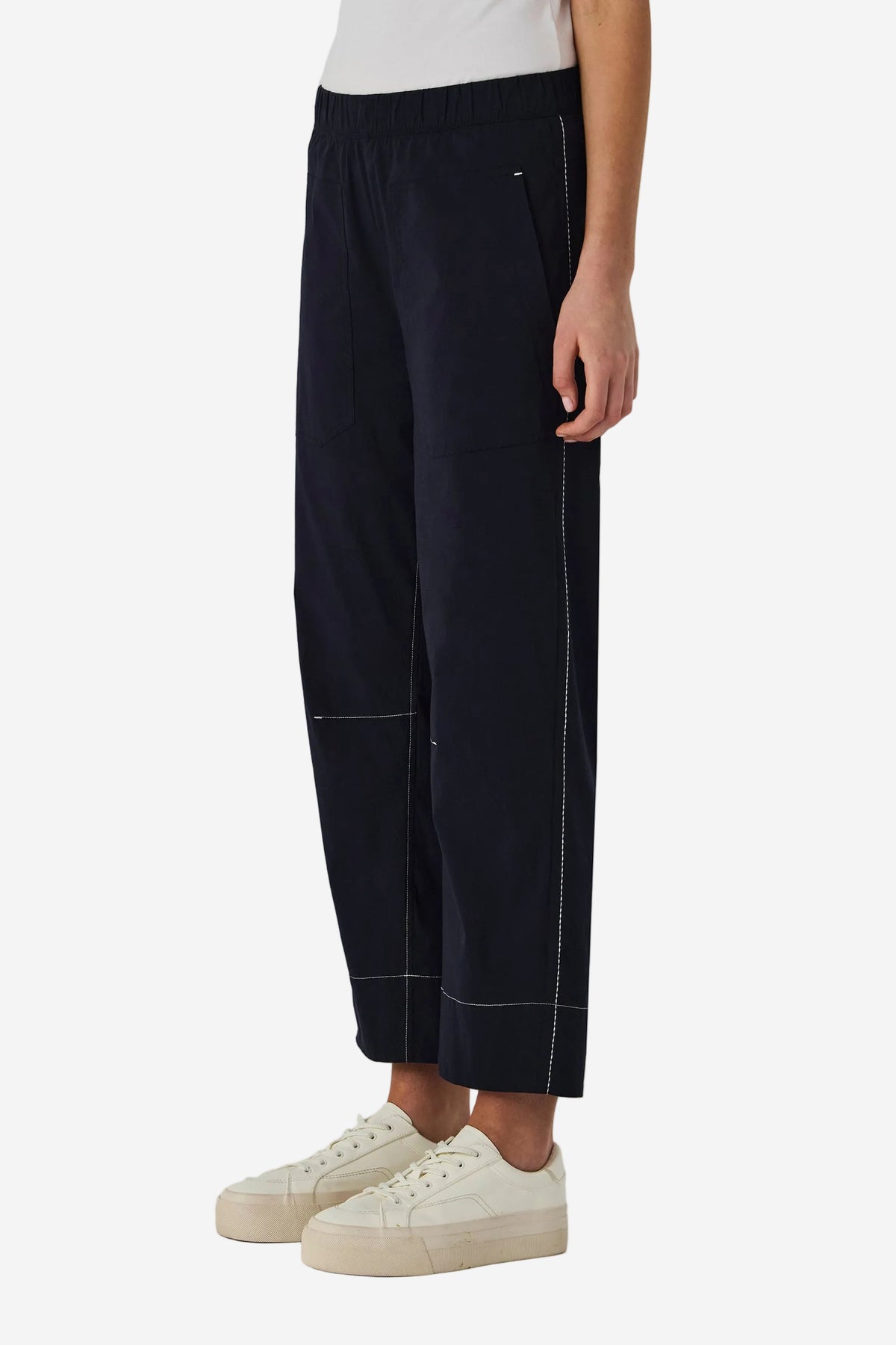 LANIA TRADER PANT - NAVY - THE VOGUE STORE