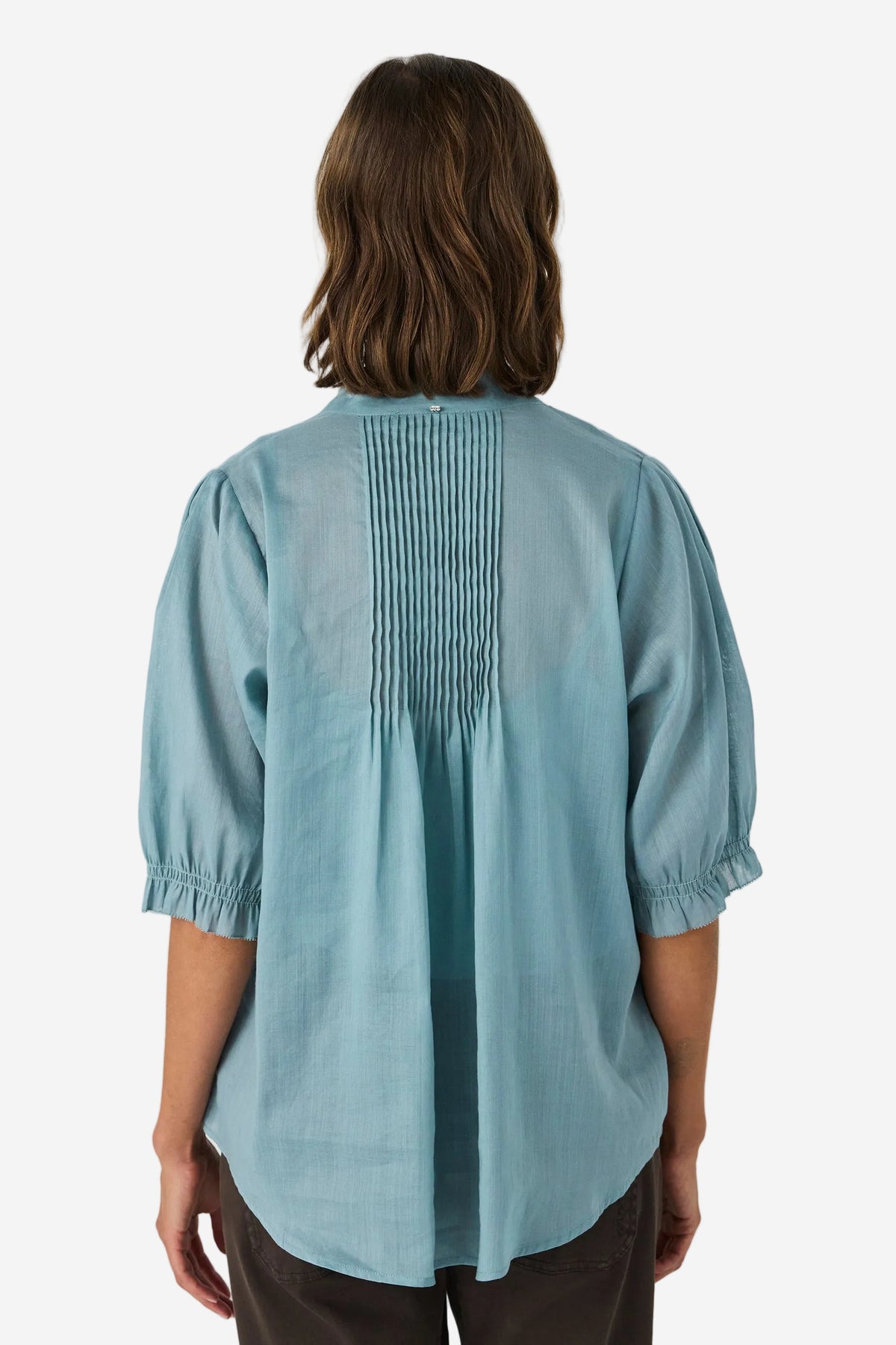 LANIA PIER SHIRT - SEAFOAM - THE VOGUE STORE