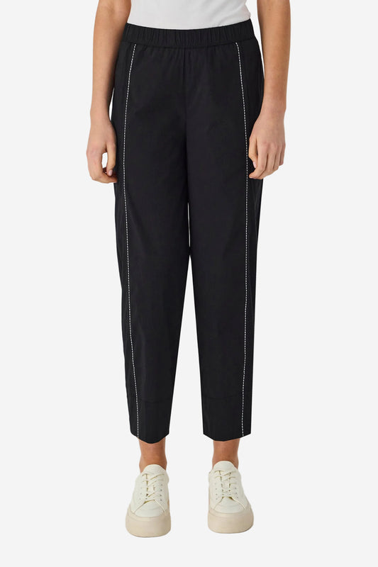 LANIA BARREL PANT - BLACK - THE VOGUE STORE