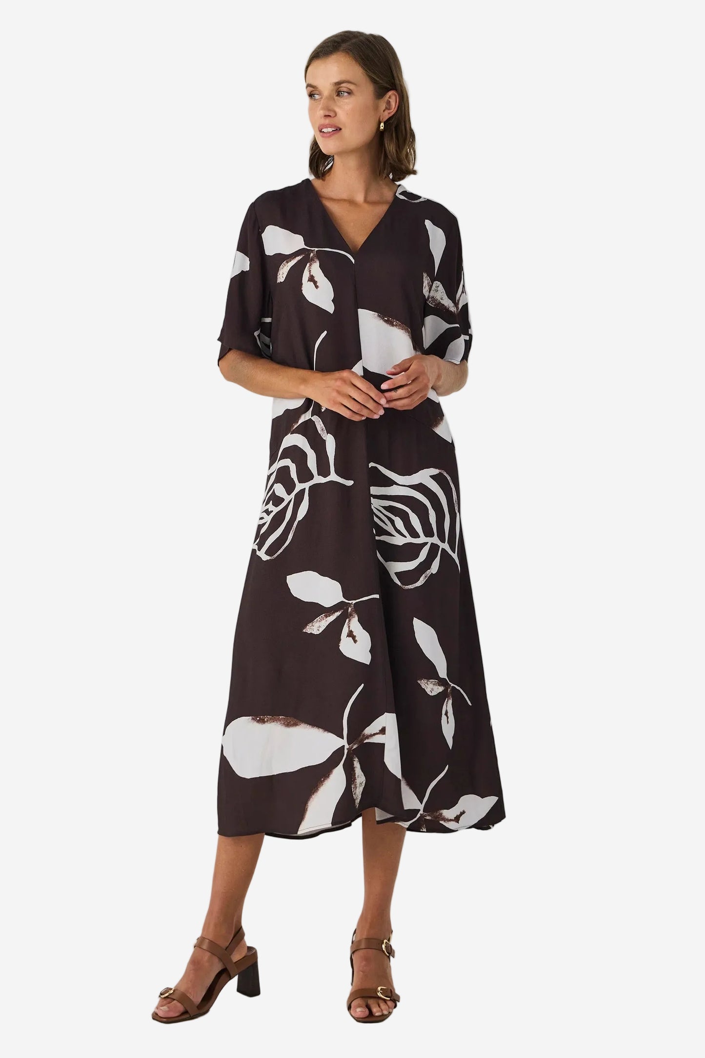 LANIA MAPLE DRESS - MAPLE PRINT - THE VOGUE STORE