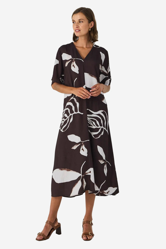 LANIA MAPLE DRESS - MAPLE PRINT - THE VOGUE STORE
