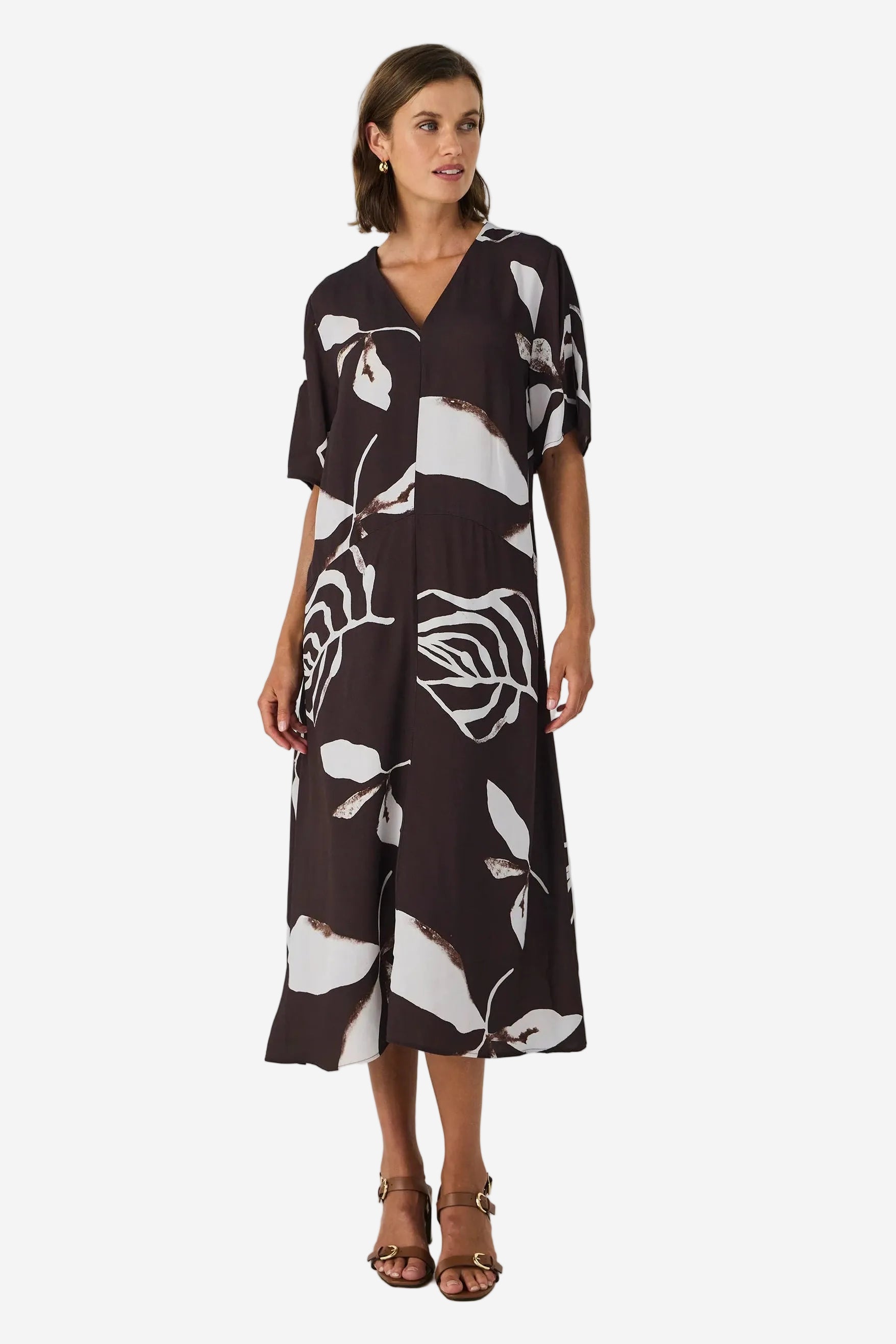 LANIA MAPLE DRESS - MAPLE PRINT - THE VOGUE STORE