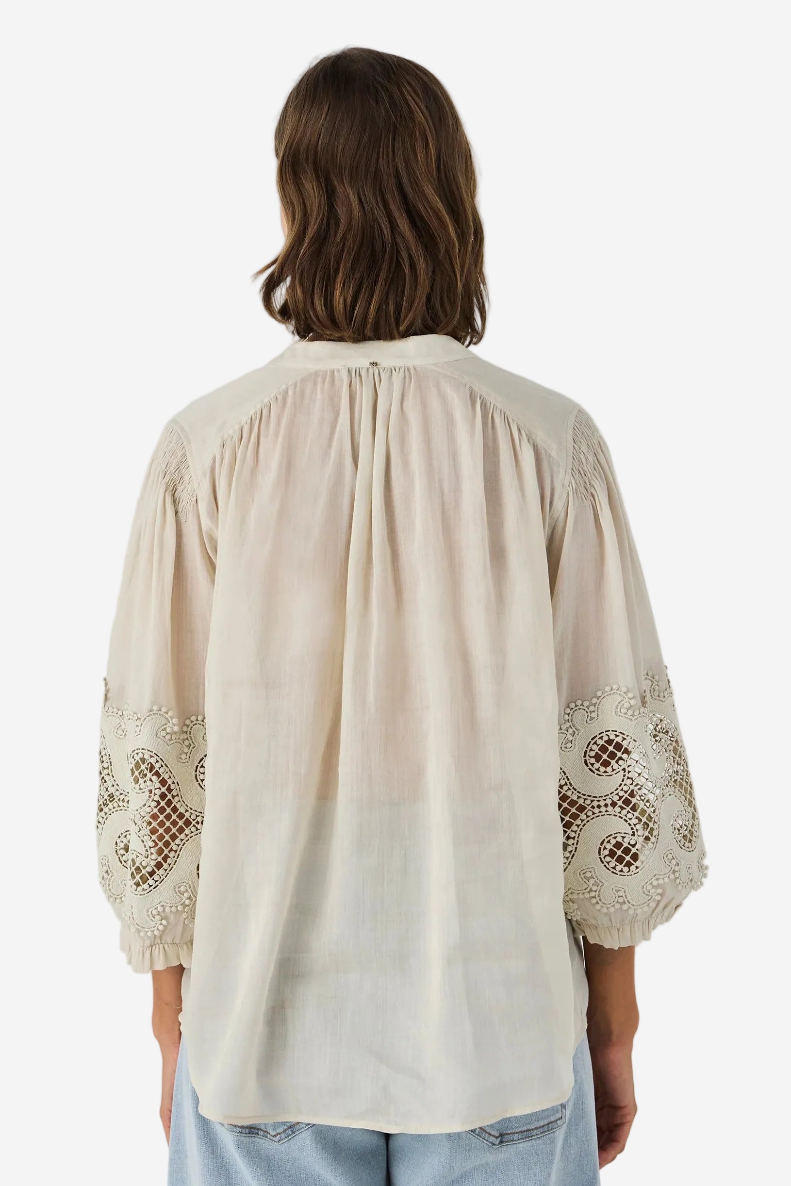 LANIA AUSTIN SHIRT - LATTE - THE VOGUE STORE