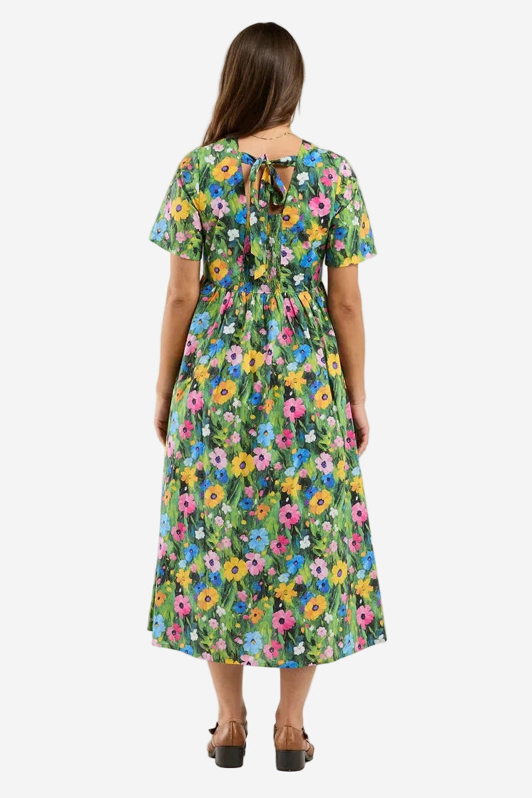 THING THING LUCETTE DRESS - FLORABURST - THE VOGUE STORE
