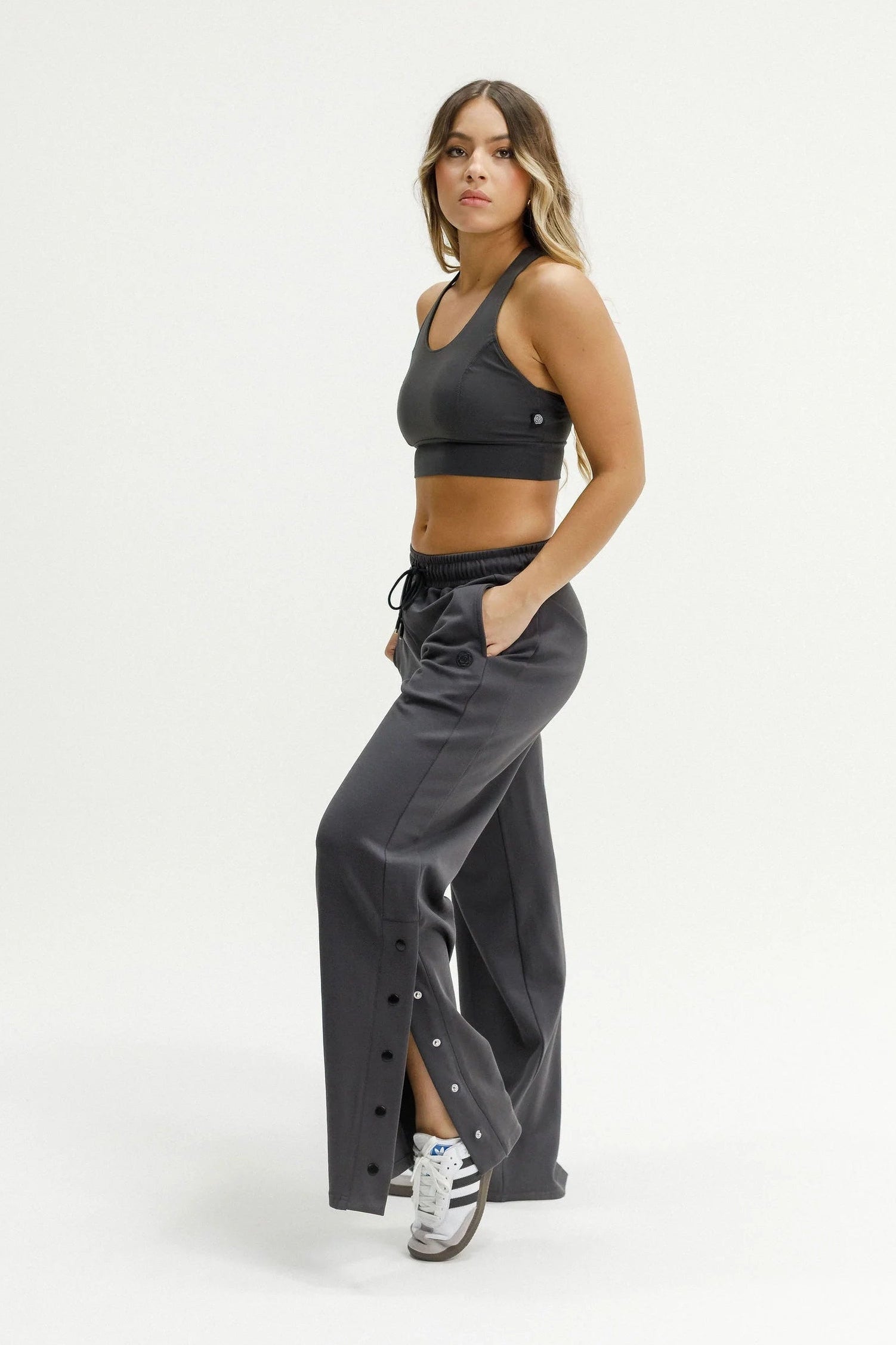 ROSE ROAD DOME PANTS - GRAPHITE - THE VOGUE STORE