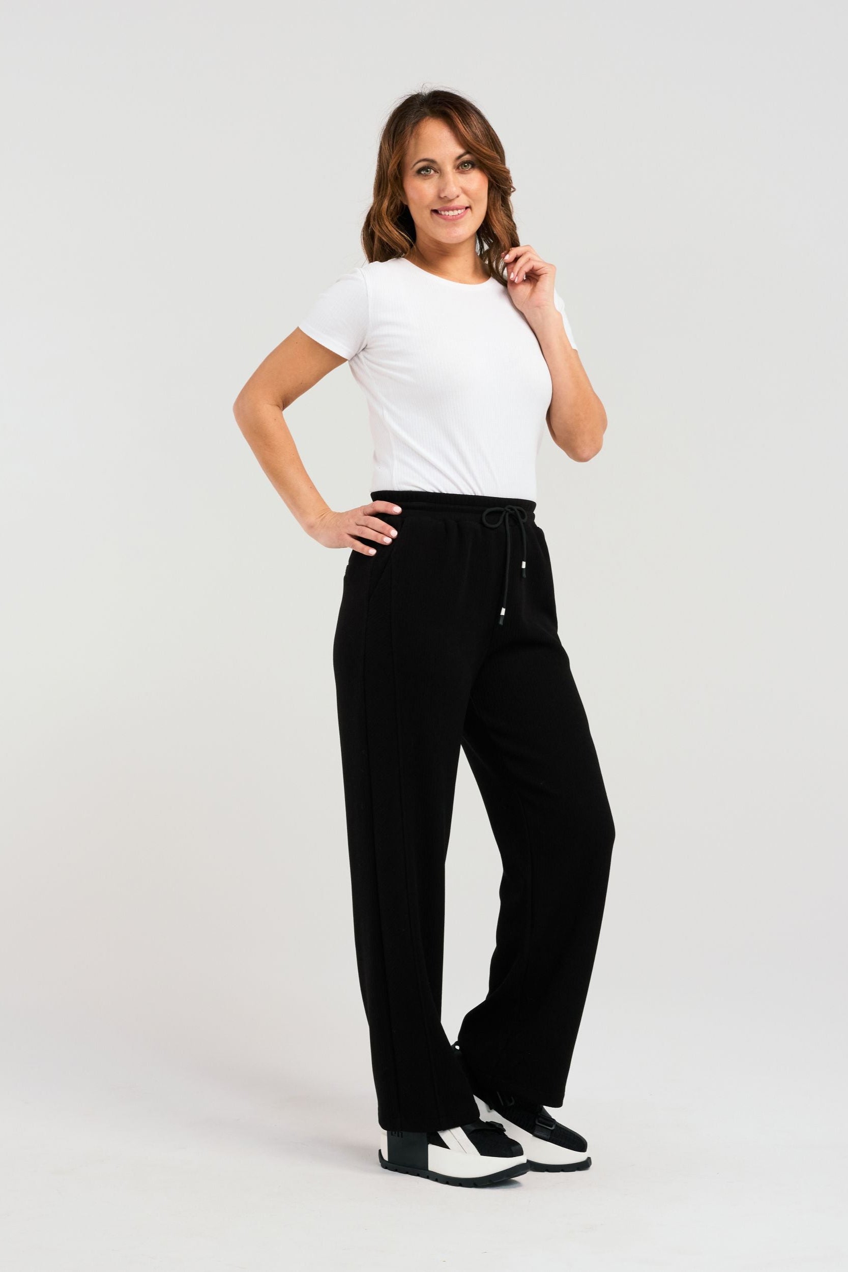 ZAFINA NOVA PANT - BLACK - THE VOGUE STORE