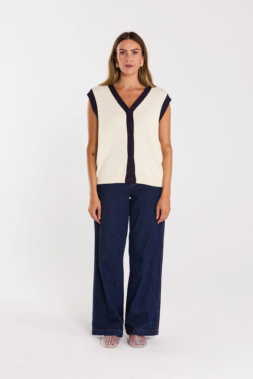 THING THING ARMOUR VEST - MILKY BAR - THE VOGUE STORE