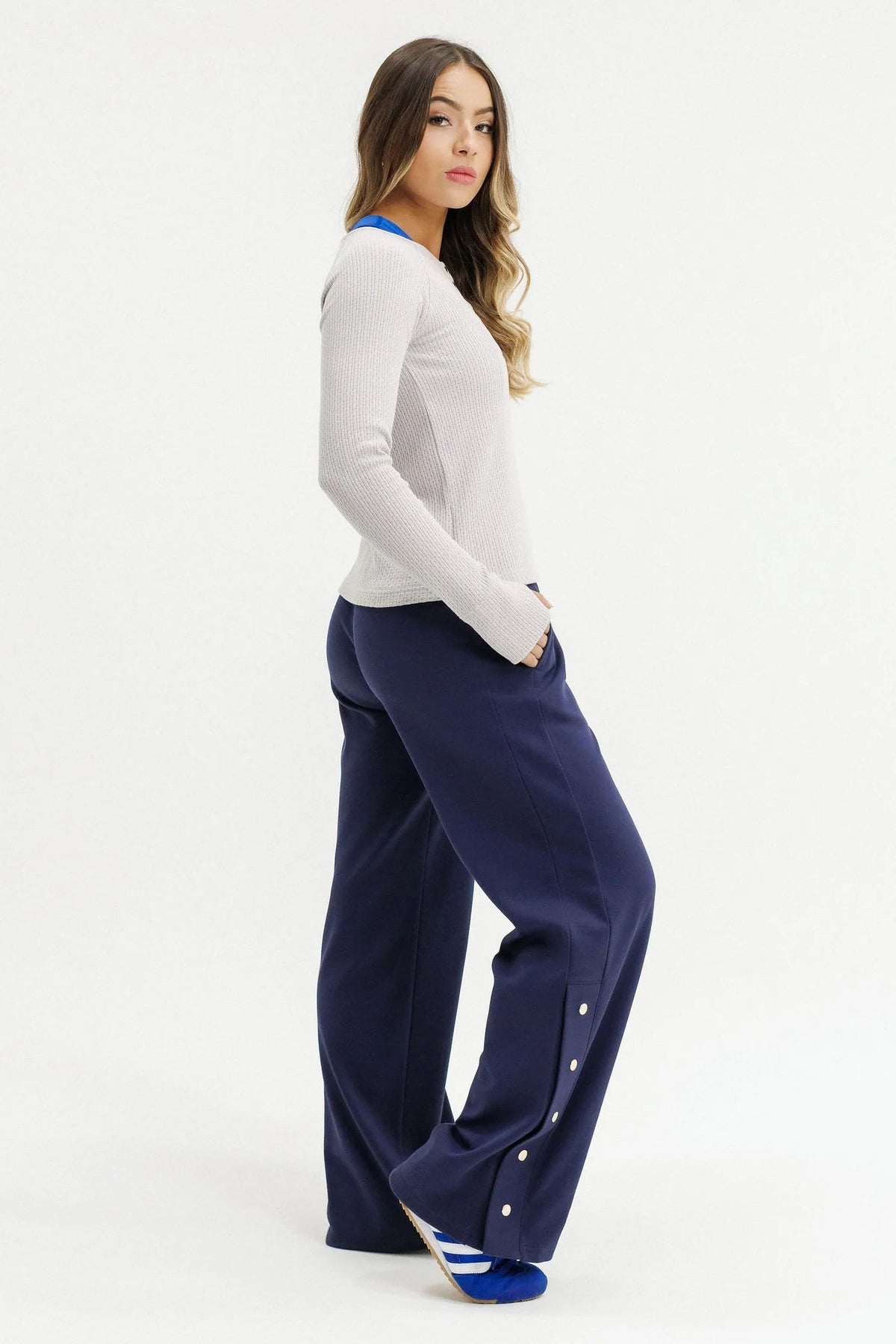 ROSE ROAD BENNE LONG SLEEVE - URBAN MARLE - THE VOGUE STORE
