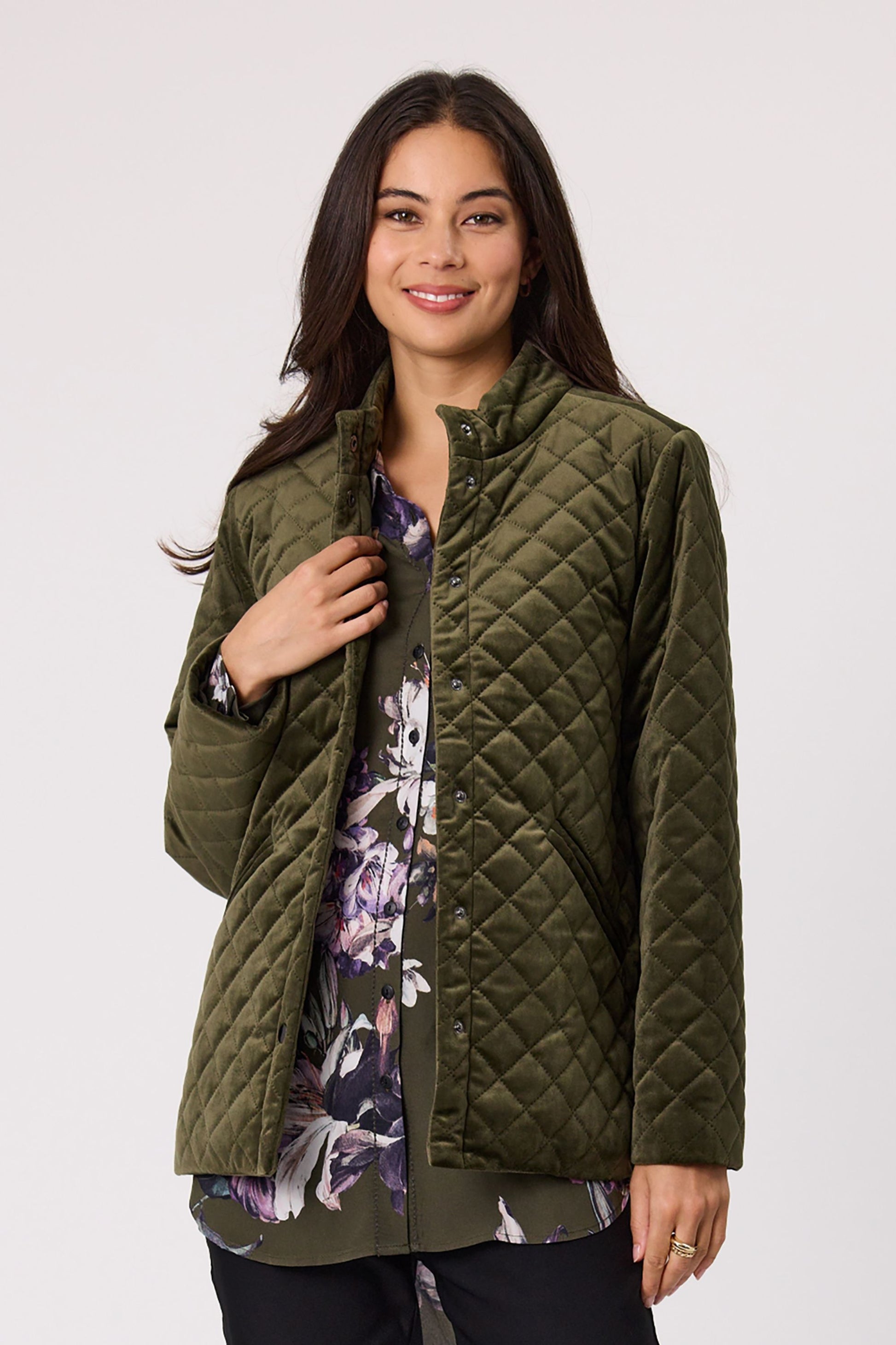 DESIGN NATION PRESENCE JACKET - KHAKI - THE VOGUE STORE