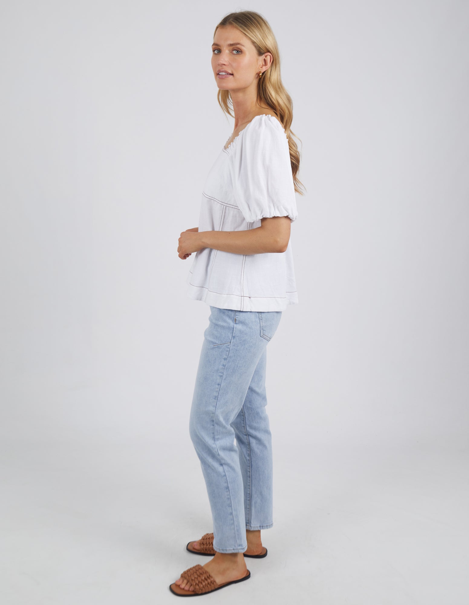 FOXWOOD FLORENCE TOP - WHITE