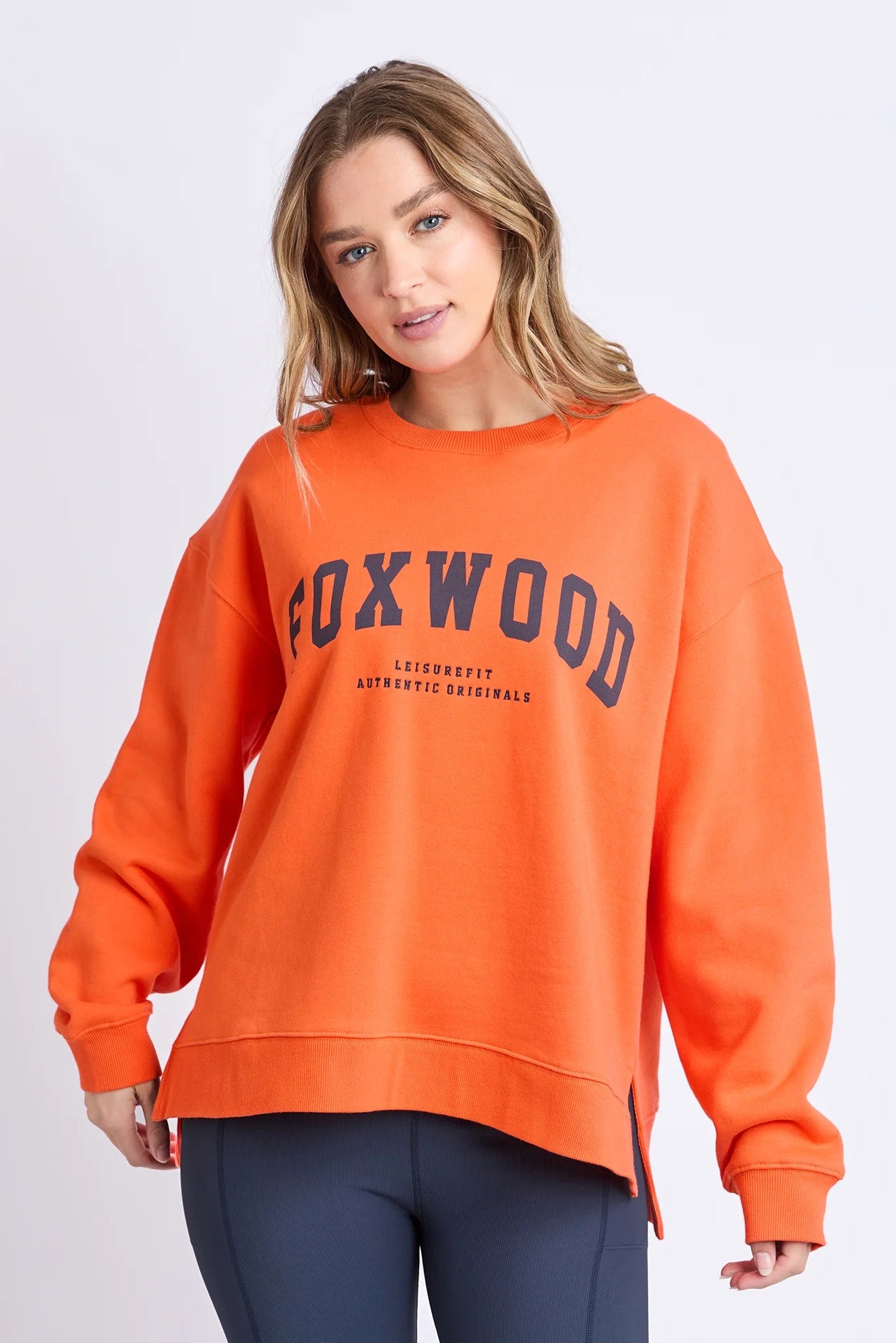 FOXWOOD INTERVAL CREW - ORANGE - THE VOGUE STORE