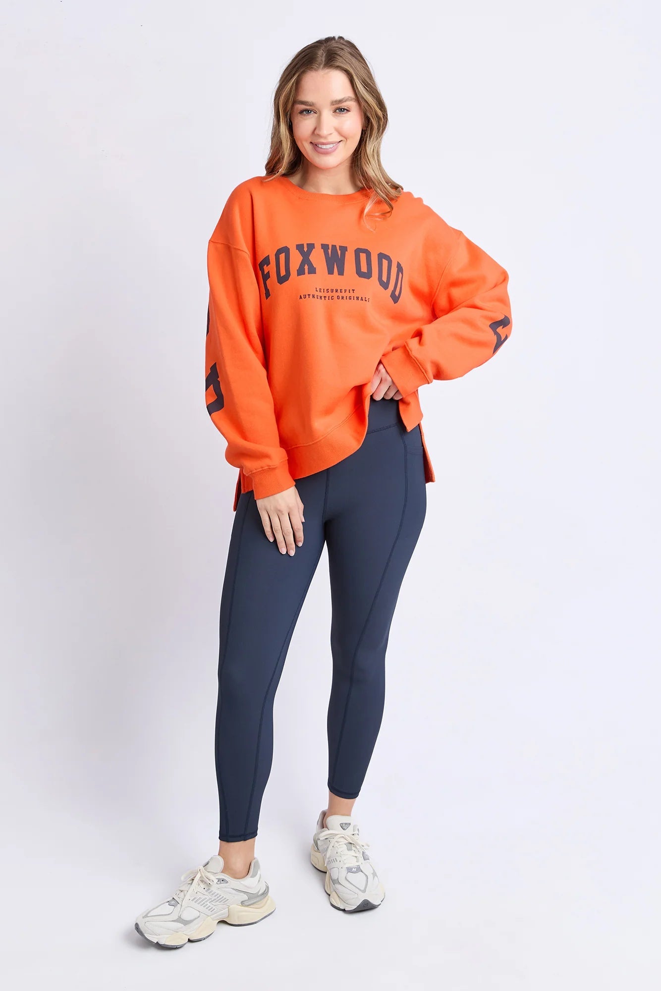 FOXWOOD INTERVAL CREW - ORANGE - THE VOGUE STORE