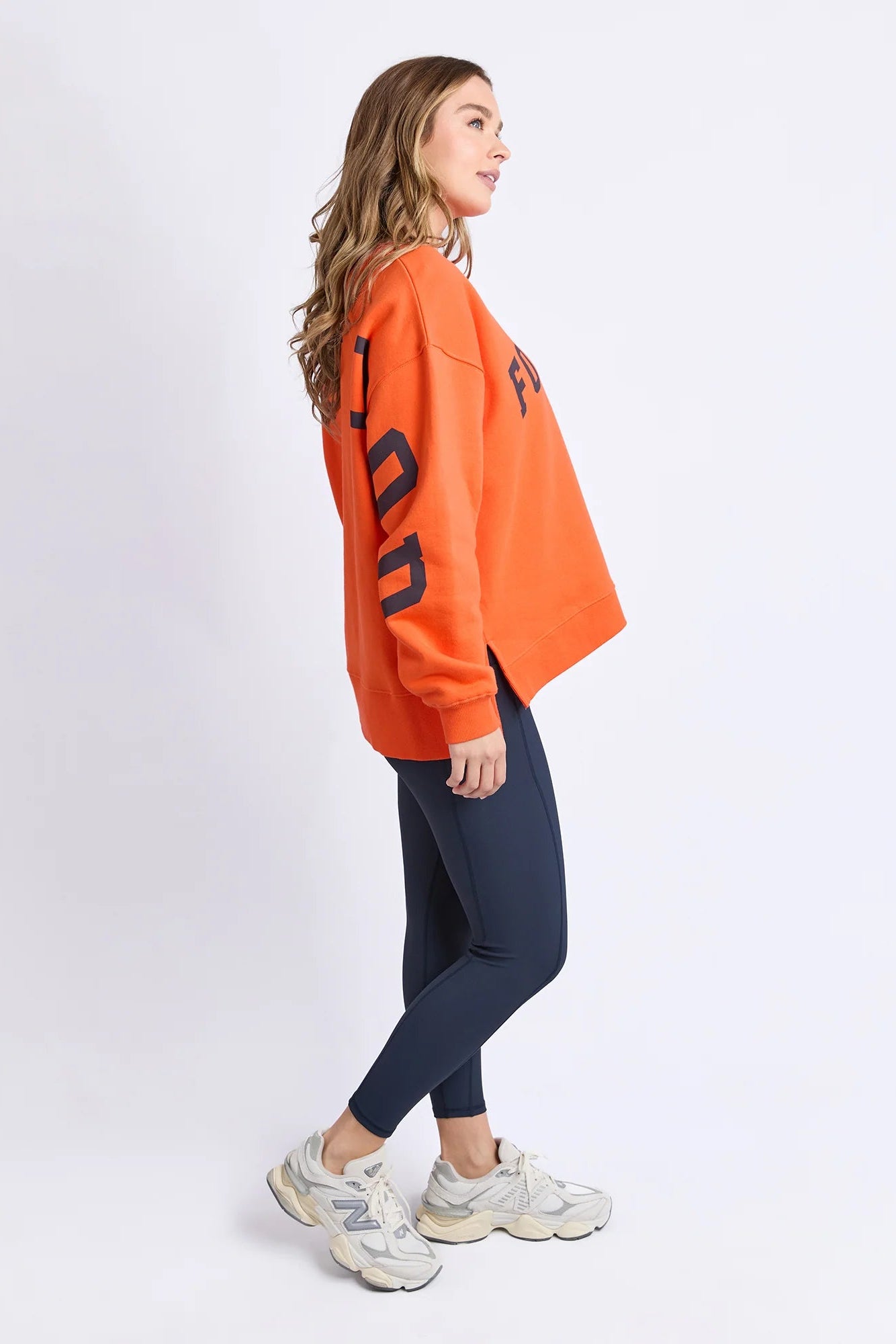 FOXWOOD INTERVAL CREW - ORANGE - THE VOGUE STORE