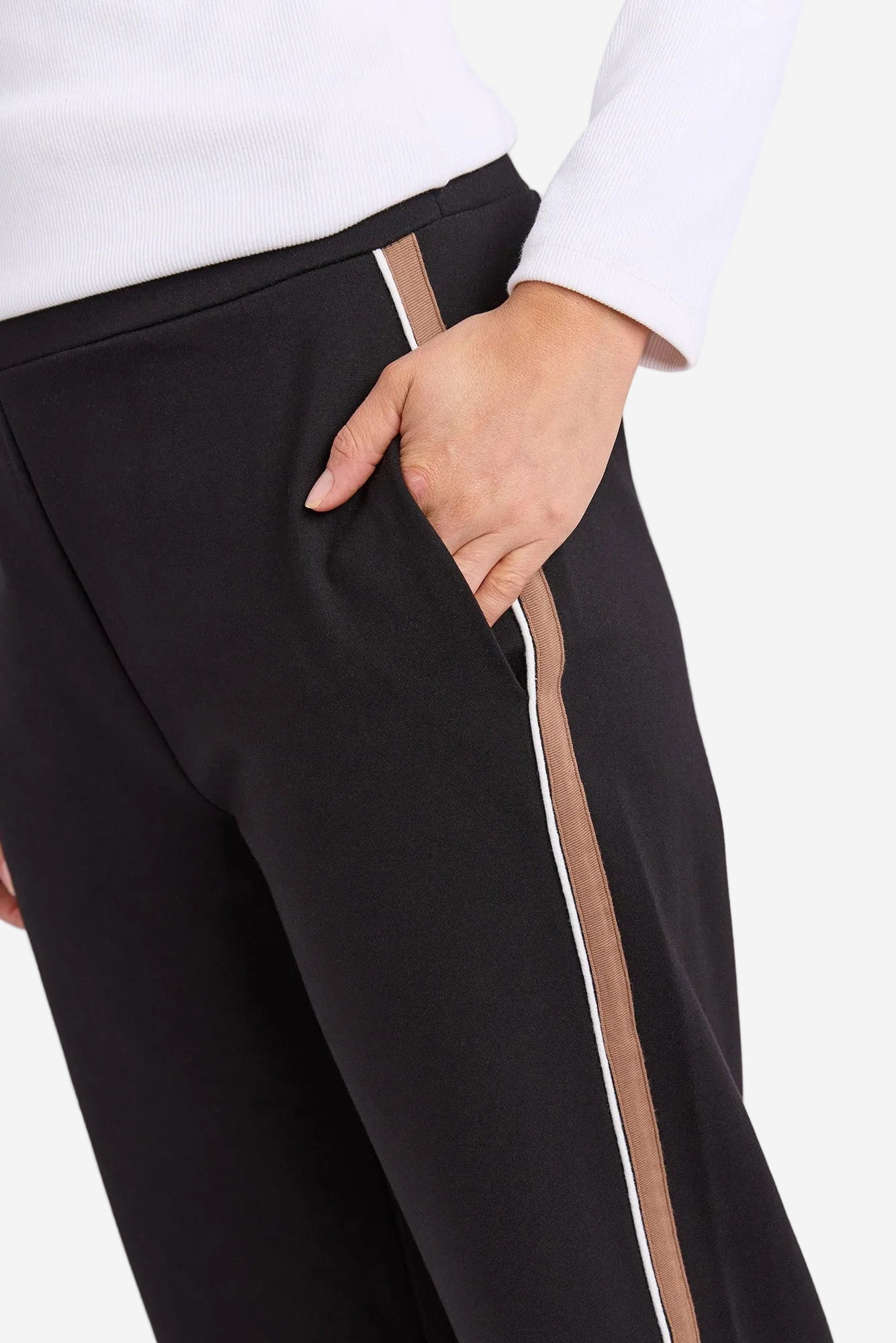 FOXWOOD LONDON PANT - BLACK - THE VOGUE STORE