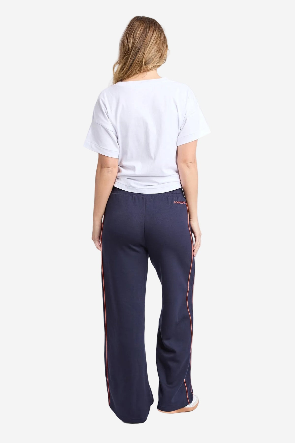 FOXWOOD TRAVELLER PANT - NAVY/ORANGE - THE VOGUE STORE