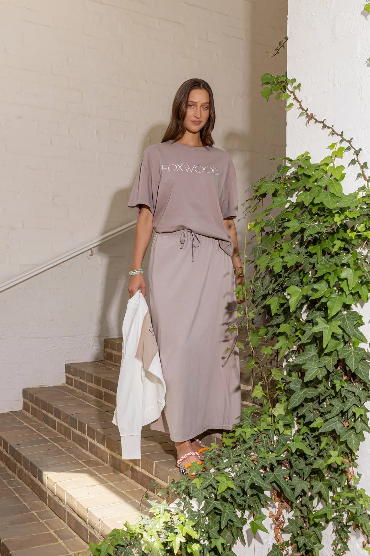 FOXWOOD EVOLVE SKIRT - BROWN - THE VOGUE STORE