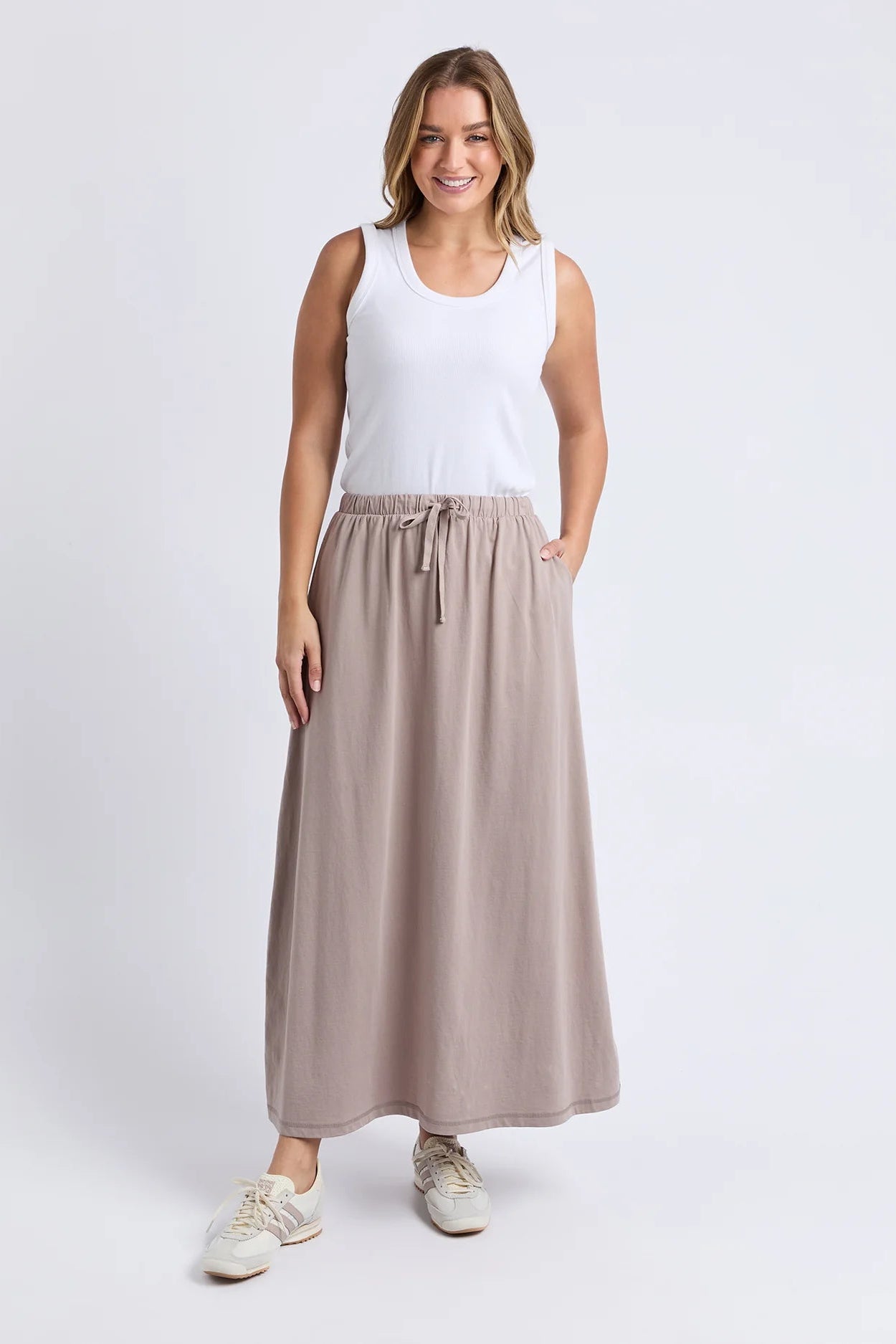 FOXWOOD EVOLVE SKIRT - BROWN - THE VOGUE STORE