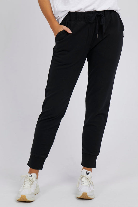 FOXWOOD LAZY DAYS PANT - BLACK - THE VOGUE STORE