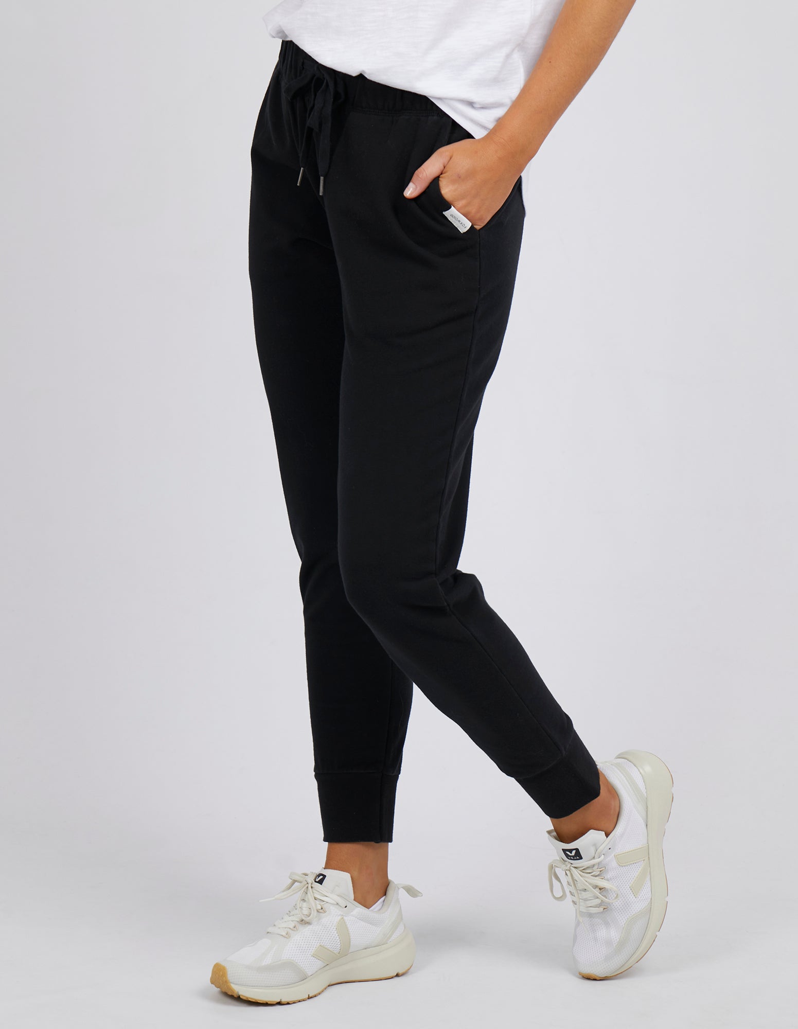 FOXWOOD LAZY DAYS PANT - BLACK - THE VOGUE STORE