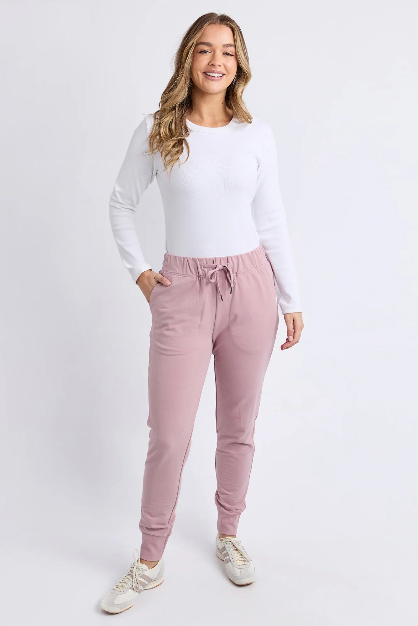 FOXWOOD LAZY DAYS PANT - WOODROSE - THE VOGUE STORE