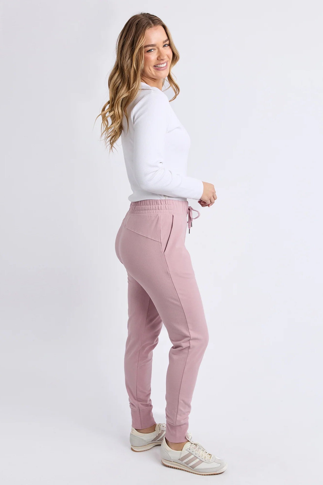 FOXWOOD LAZY DAYS PANT - WOODROSE - THE VOGUE STORE
