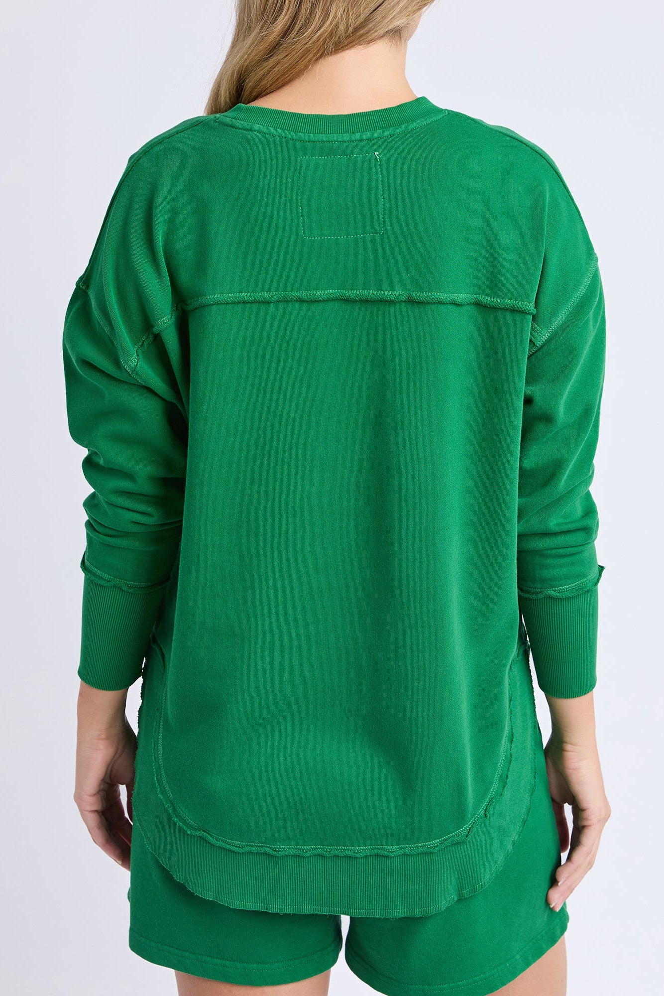 FOXWOOD SIMPLIFIED CREW - GREEN - THE VOGUE STORE