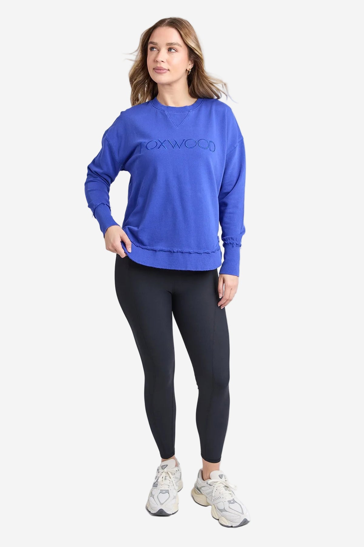 FOXWOOD SIMPLIFIED CREW - DAZZLING BLUE - THE VOGUE STORE