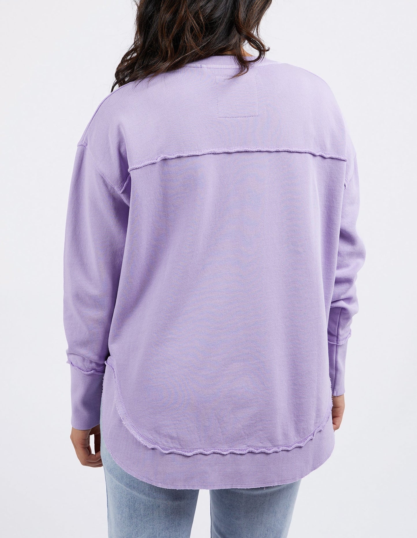 FOXWOOD SIMLIFIED CREW - LAVENDER - THE VOGUE STORE