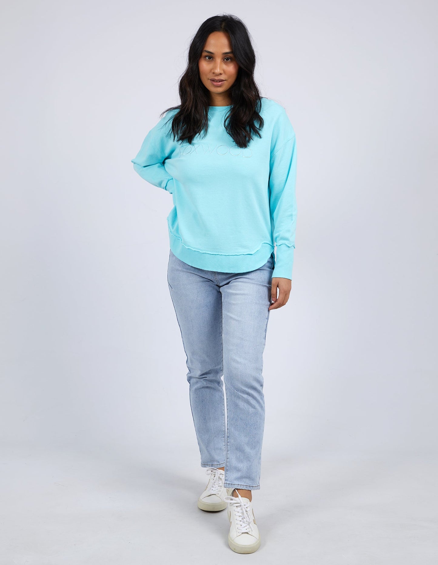 FOXWOOD SIMPLIFIED CREW - LIGHT BLUE - THE VOGUE STORE