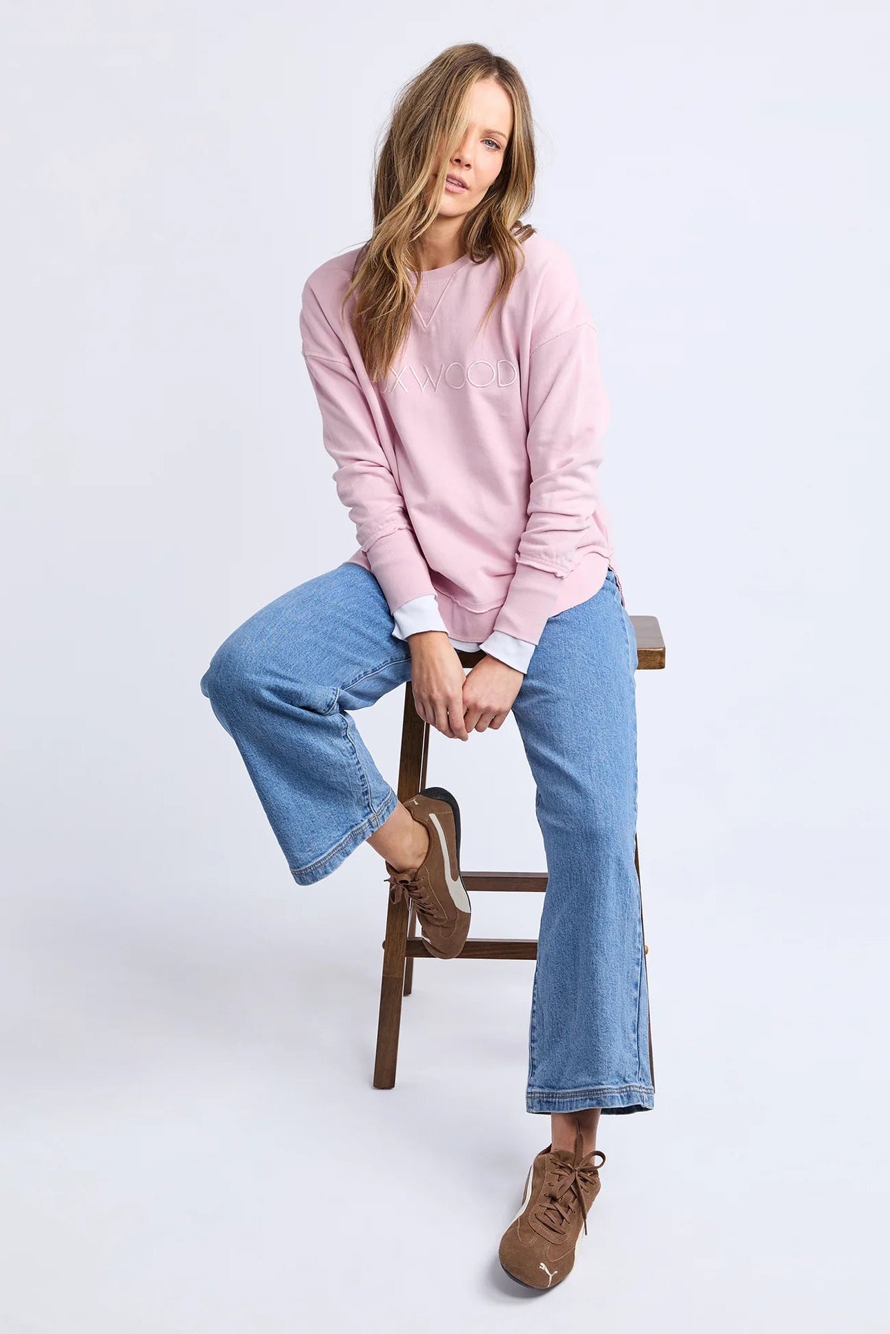 FOXWOOD SIMPLIFIED CREW - BLOSSOM - THE VOGUE STORE