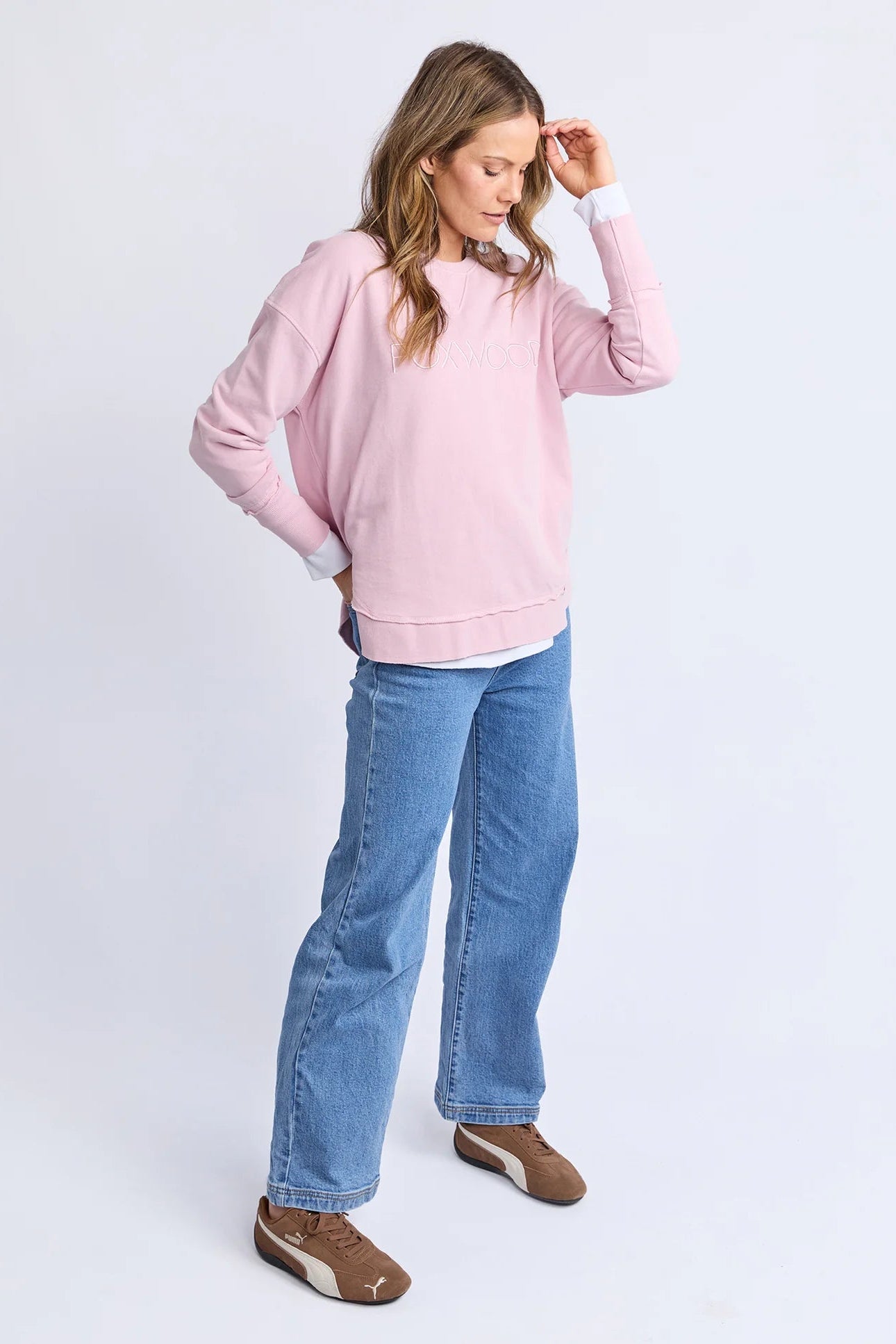 FOXWOOD SIMPLIFIED CREW - BLOSSOM - THE VOGUE STORE