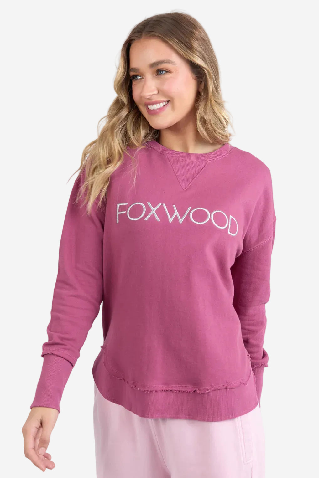 FOXWOOD SIMPLIFIED METALLIC  CREW - PORT WITH SILVER