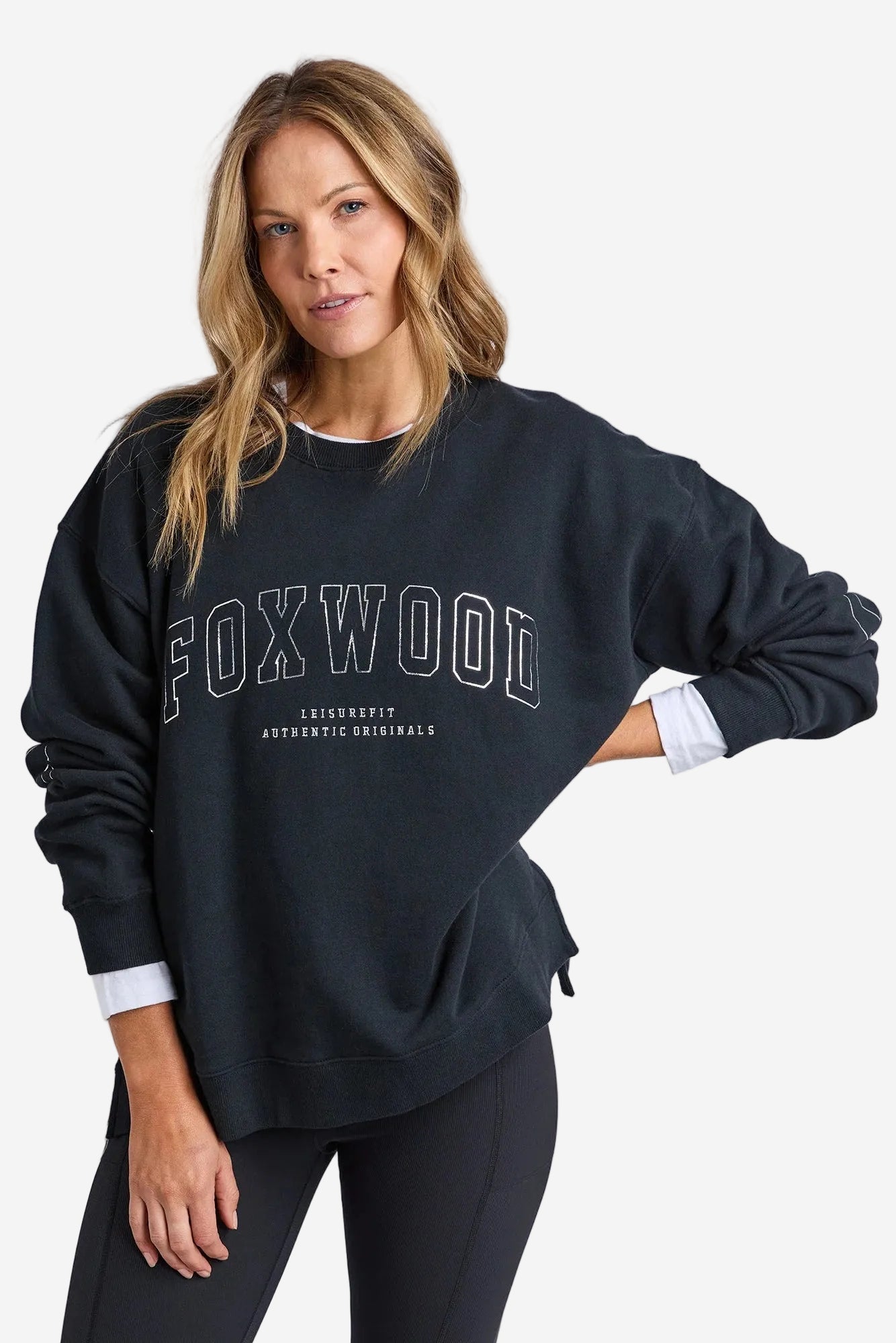 FOXWOOD INTERVAL CREW - METALLIC - THE VOGUE STORE