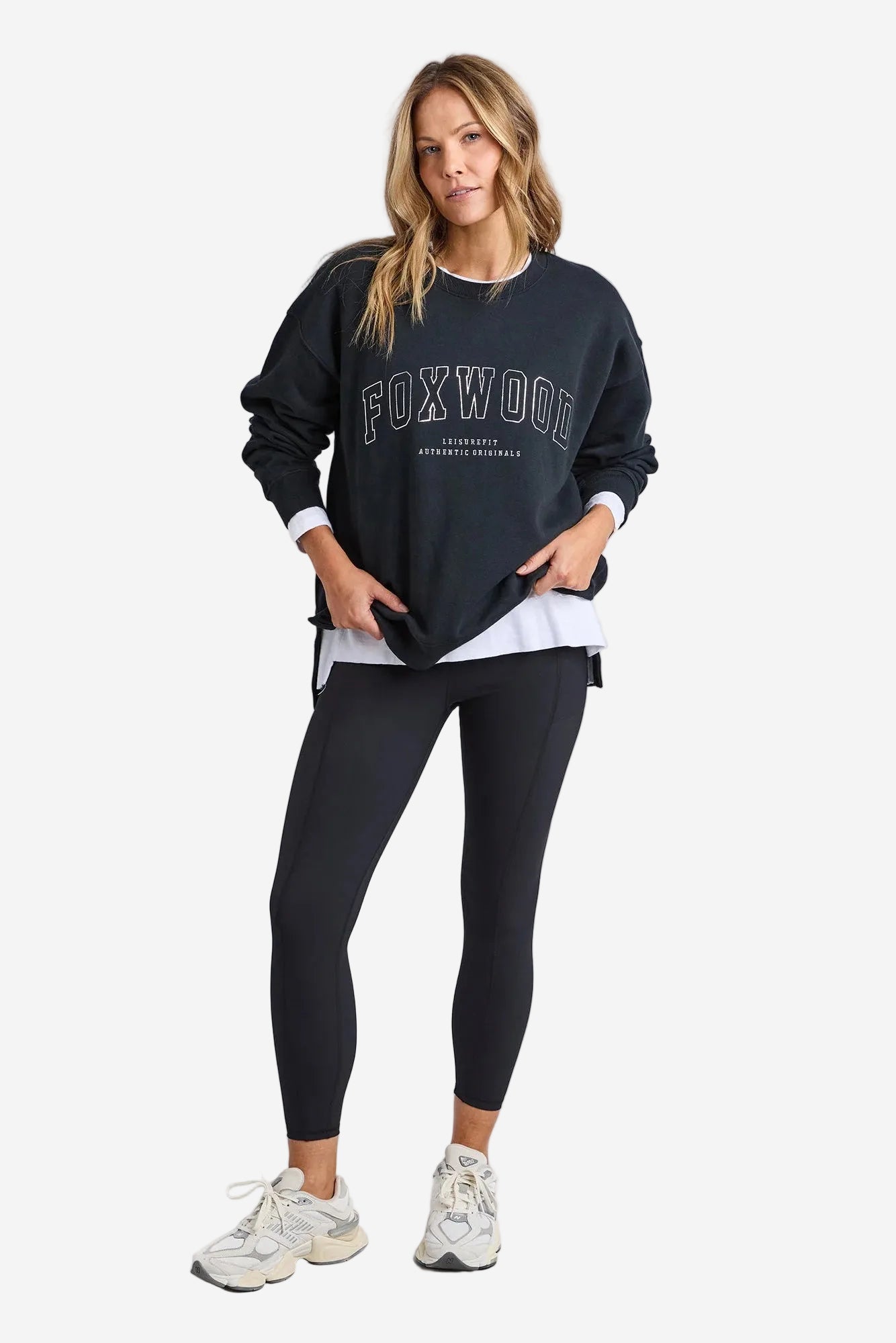 FOXWOOD INTERVAL CREW - METALLIC - THE VOGUE STORE