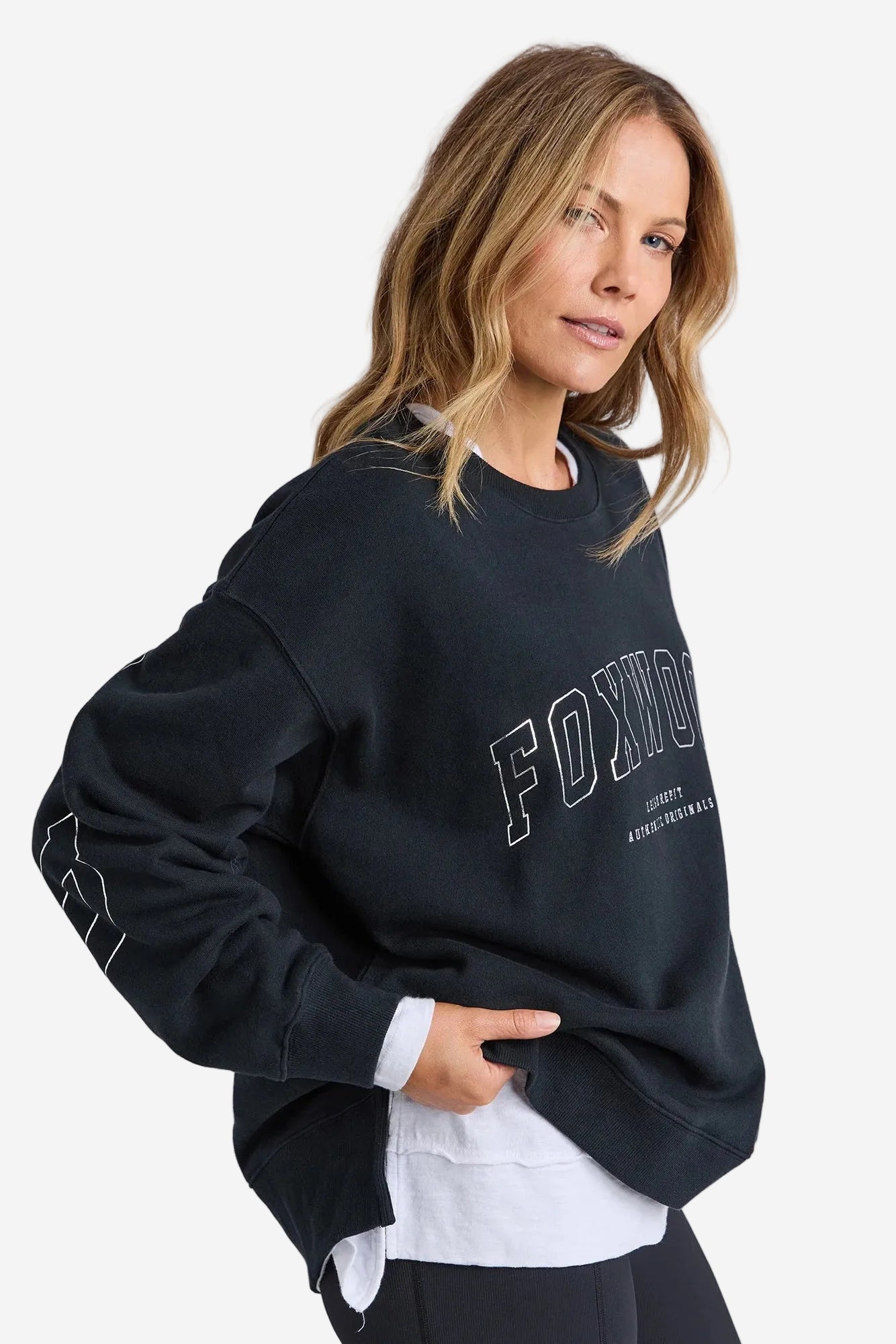 FOXWOOD INTERVAL CREW - METALLIC - THE VOGUE STORE