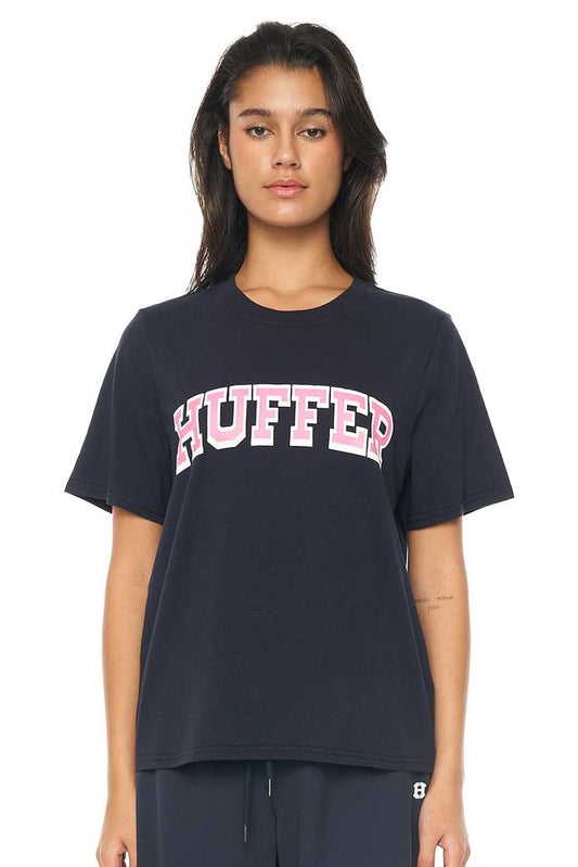HUFFER WMNS CLASSIC TEE/AREA - NAVY - THE VOGUE STORE