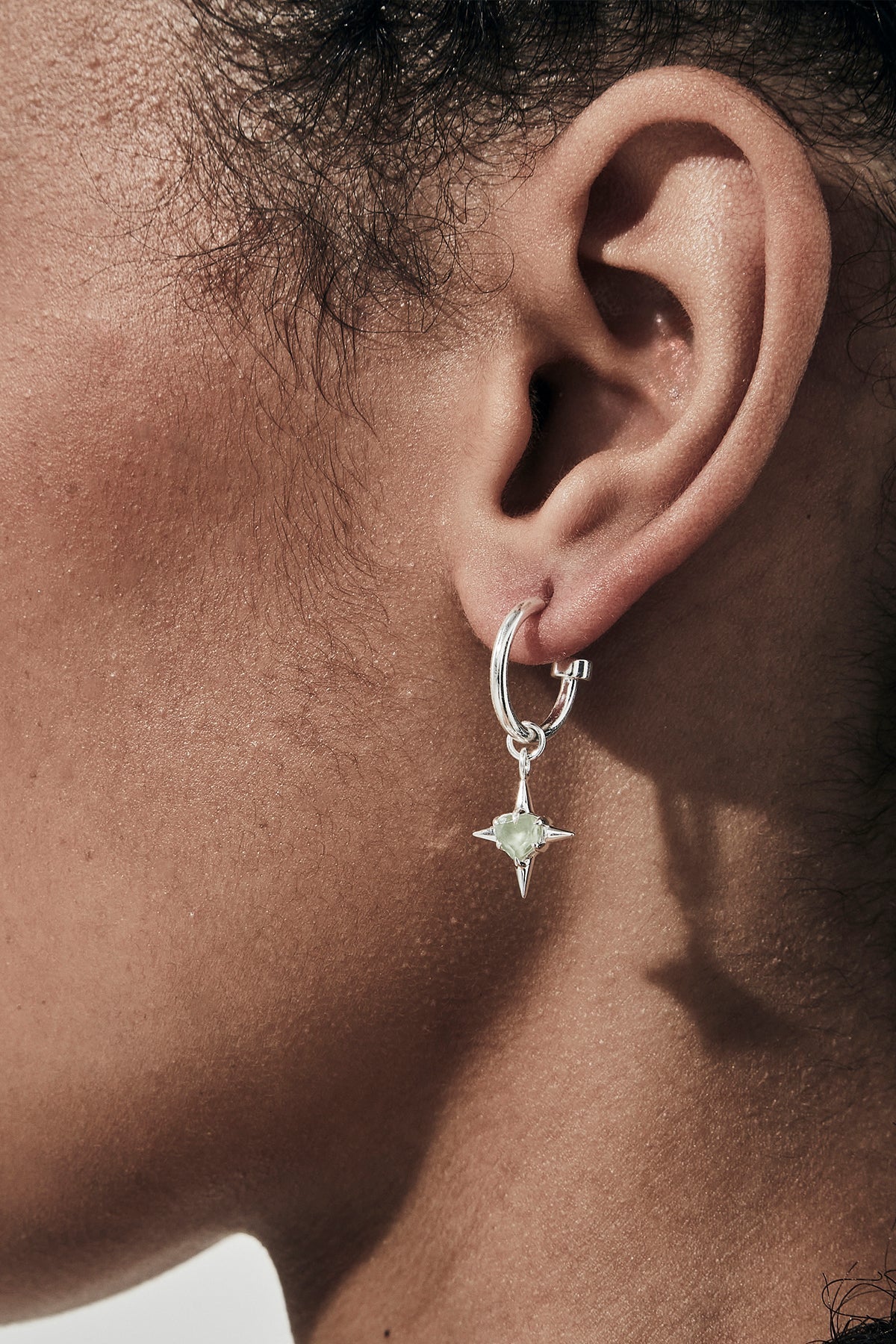 STOLEN GIRLFRIENDS CLUB PRECIOUS PUNK ANCHOR EARRINGS - THE VOGUE STORE
