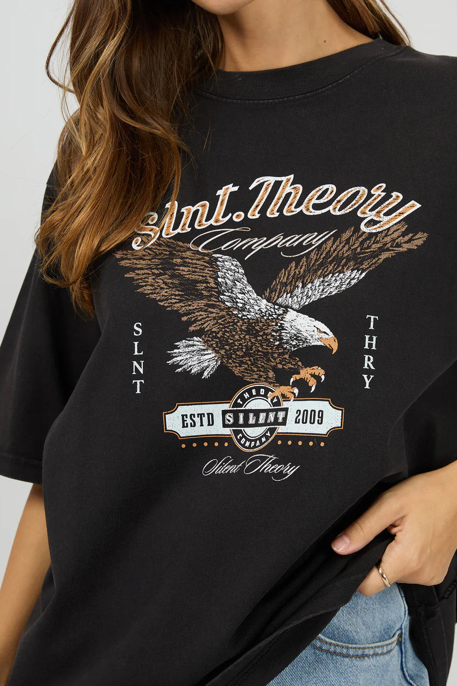 SILENT THEORY LEGACY TEE -WASHED BLACK - THE VOGUE STORE
