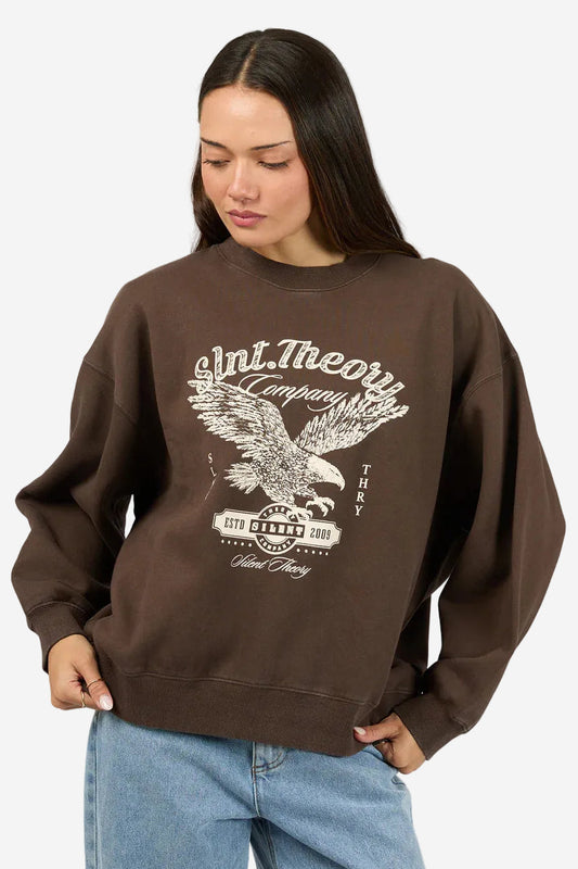SILENT THEORY LEGACY CREW - CHOCOLATE - THE VOGUE STORE