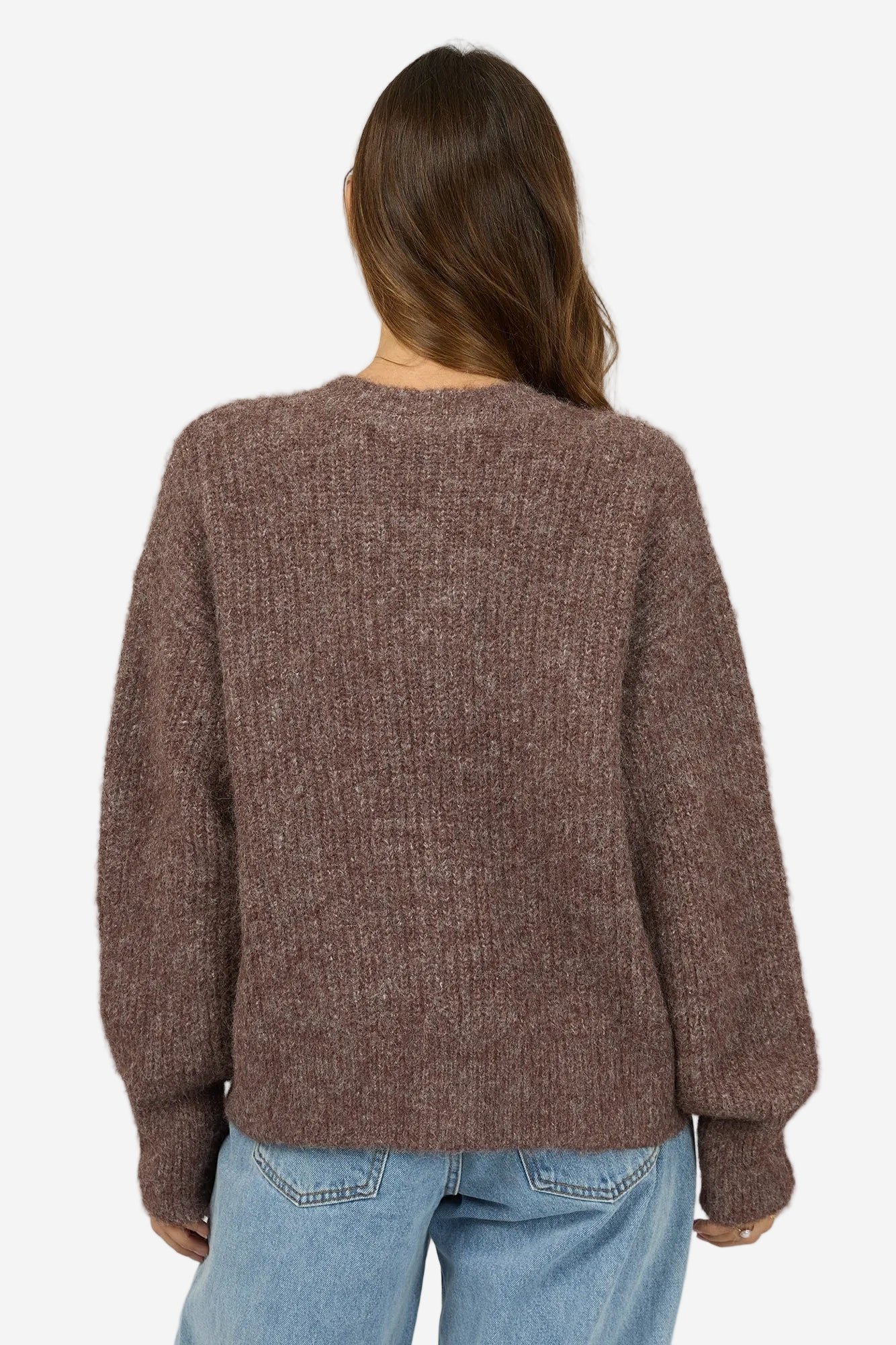 SILENT THEORY BONNI KNIT CARDIGAN - CHERRY - THE VOGUE STORE