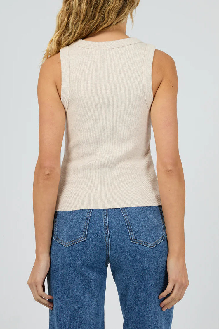 SILENT THEORY PIA TANK - OAT - THE VOGUE STORE