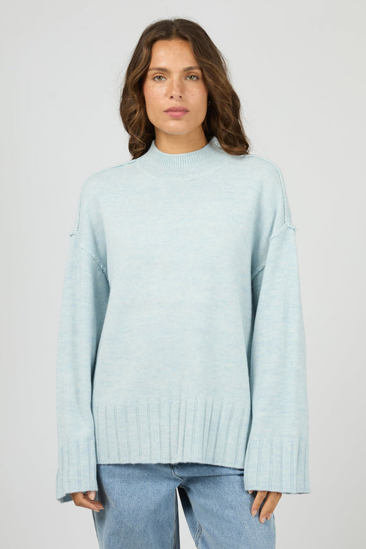 SILENT THOERY LOTUS JUMPER - LIGHT BLUE - THE VOGUE STORE