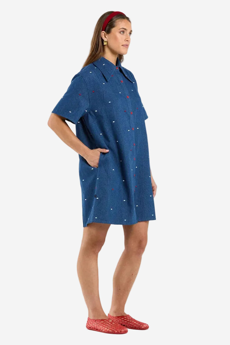 THING THING MONROE DRESS - DOTS - THE VOGUE STORE