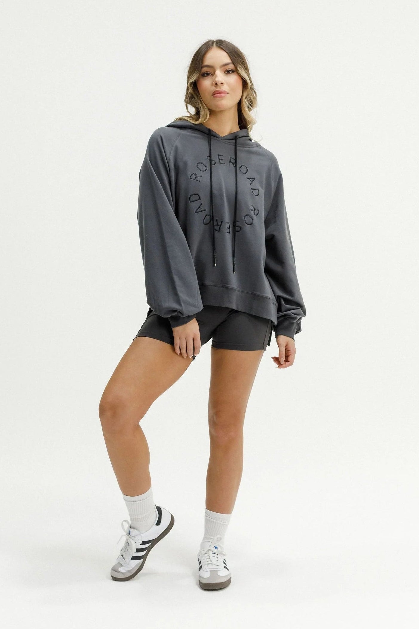 ROSE ROAD SLOPPY JOE - GRAPHITE - THE VOGUE STORE