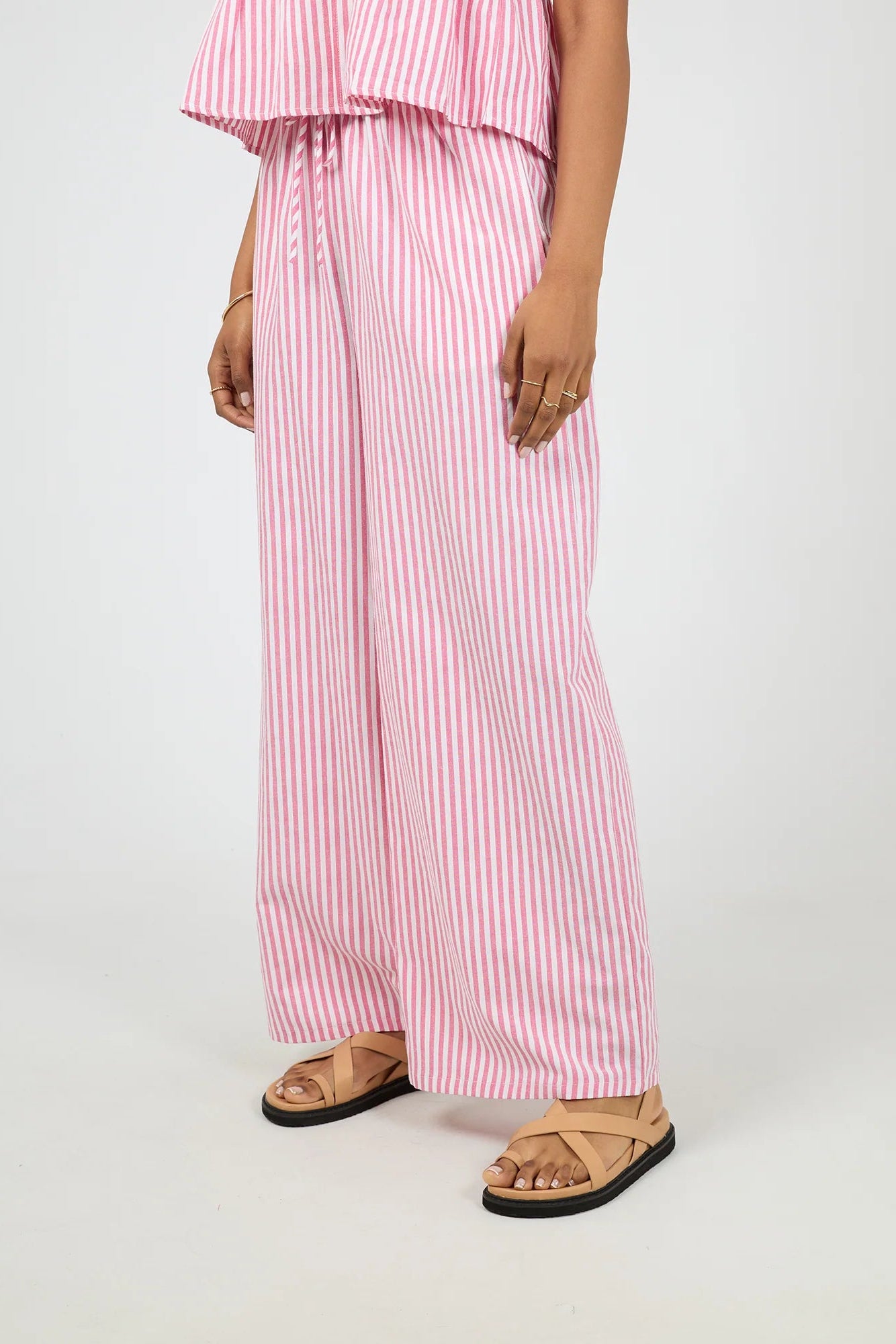 ALL ABOUT EVE FRANCA STRIPE PANT - THE VOGUE STORE 
