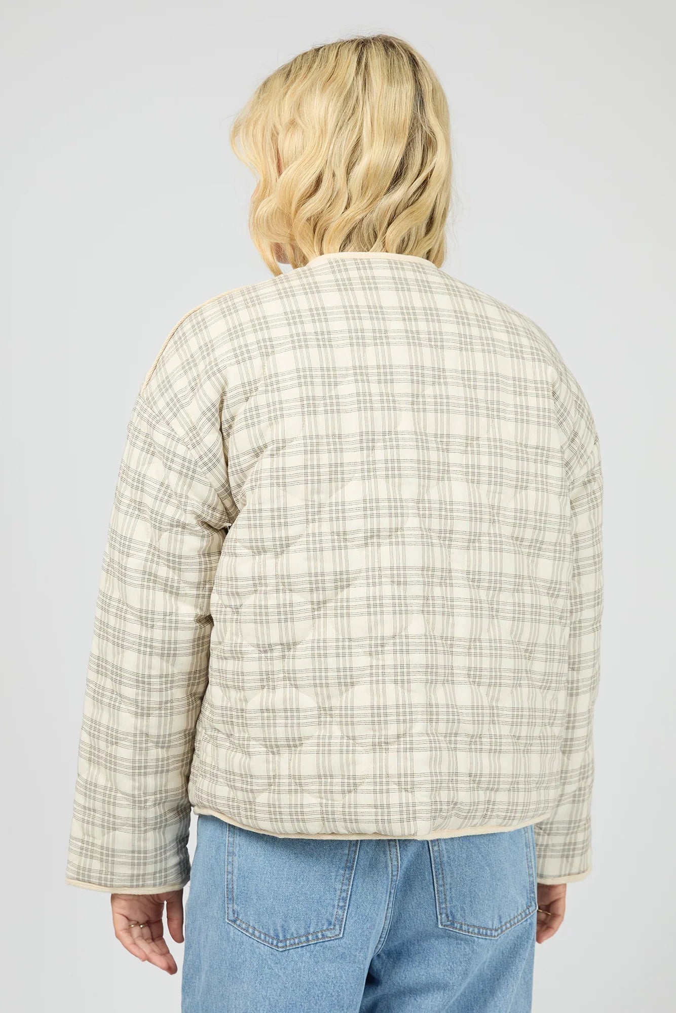 ALL ABOUT EVE INDRA JACKET - CHALK - THE VOGUE STORE