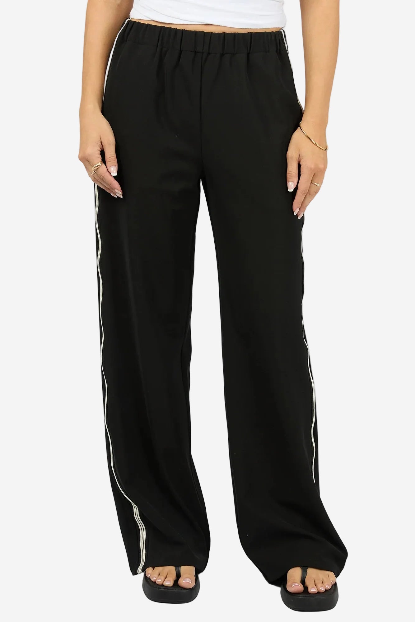 ALL ABOUT EVE LINA PANT - BLACK - THE VOGUE STORE