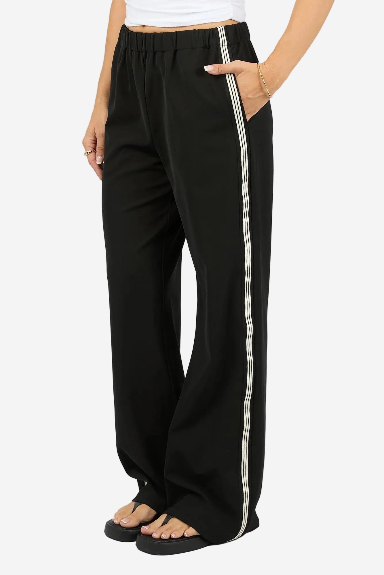ALL ABOUT EVE LINA PANT - BLACK - THE VOGUE STORE