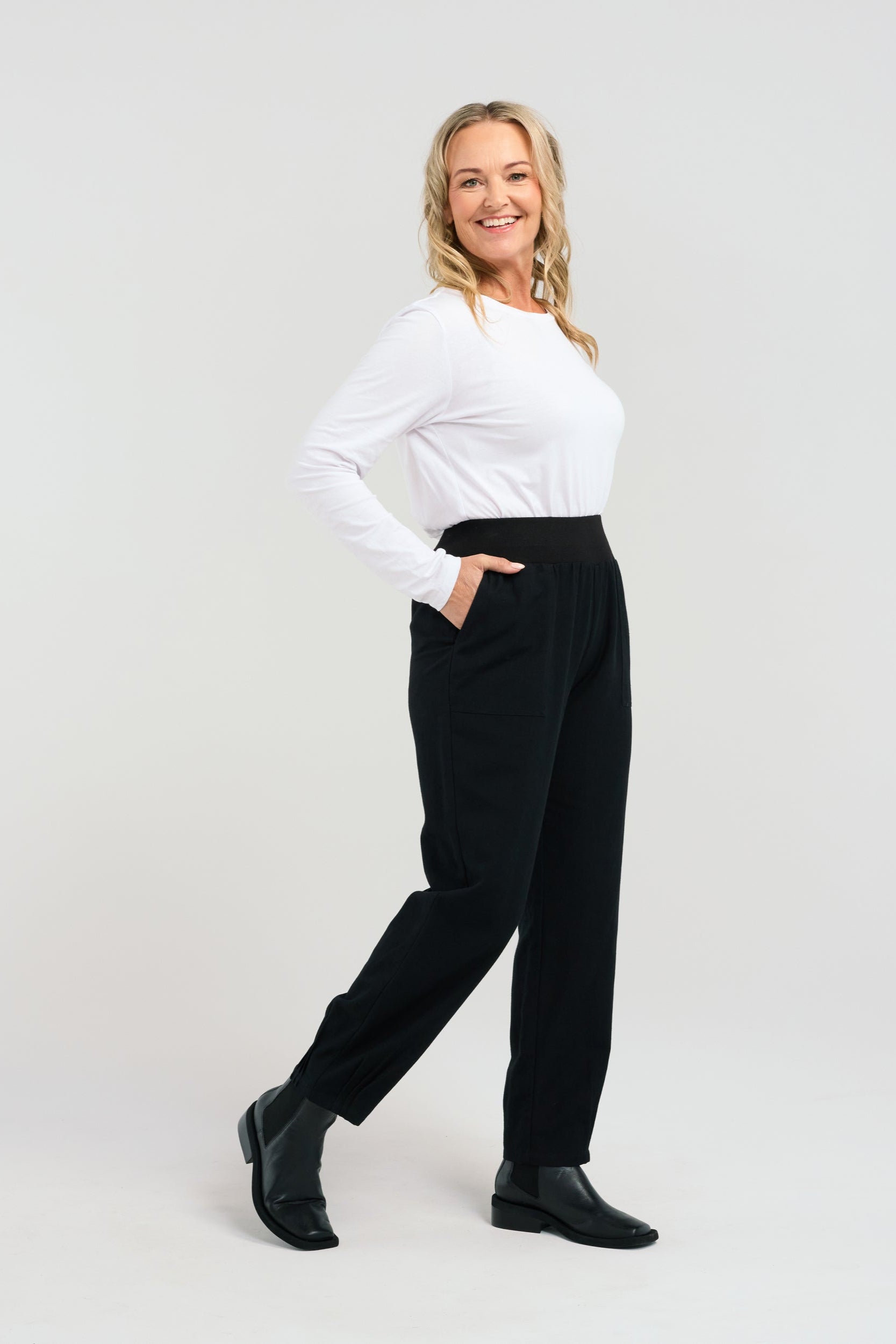 SEDUCE PARKER PANT - BLACK - THE VOGUE STORE